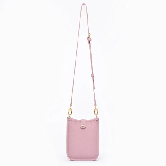 DUYP FLORENCE – Togo Leather Crossbody Bag Dusty Pink - Picture 1 of 9